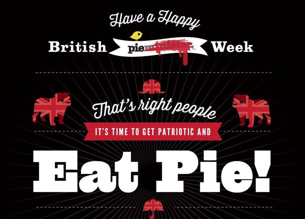 FIVE reasons why you simply can’t ignore British Pie Week.